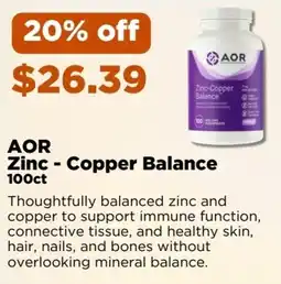 Metro AOR Zinc - Copper Balance offer