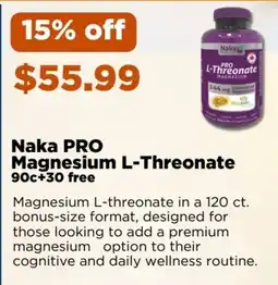 Metro Naka PRO Magnesium L-Threonate offer