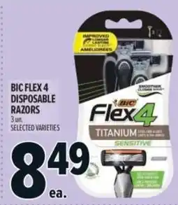 Metro Bic Flex 4 disposable razors offer