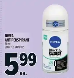 Metro Nivea antiperspirant offer
