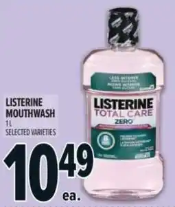 Metro Listerine mouthwash offer