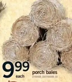 Fortinos porch bales offer