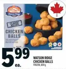 Metro Watson ridge chicken balls offer