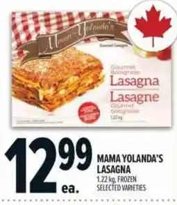 Metro Mama yolanda's lasagna offer