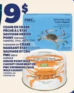 Provigo PMC claw crab meat offer