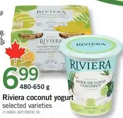 Fortinos Riviera coconut yogurt offer