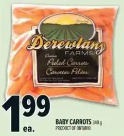 Metro Derewlan Farms peeled carrots offer