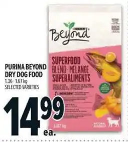 Metro Purina beyond dry dog food offer