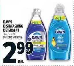 Metro Dawn dishwashing detergent offer