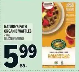 Metro Nature's Path organic waffles offer