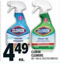 Metro Clorox cleaners offer