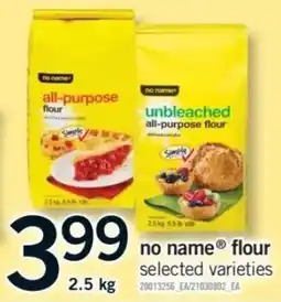Fortinos no name flour offer
