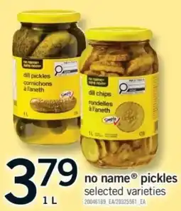 Fortinos no name pickles selected varieties offer