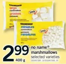Fortinos no name marshmallows offer