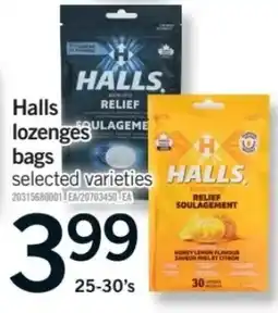 Fortinos Halls lozenges offer
