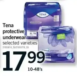 Fortinos Tena protective underwear offer