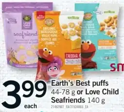 Fortinos Earth's Best puffs offer