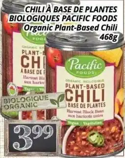 Supermarché PA Pacific Foods plant-based chili offer