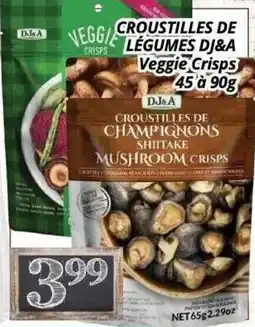 Supermarché PA Dj&a veggie crisps offer