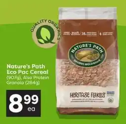 Quality Foods Nature's Path Eco Pac Cereal offer