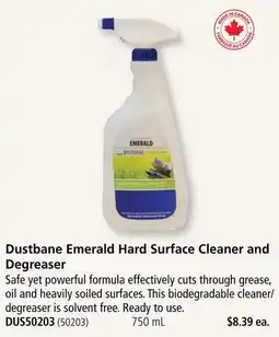 Covey Basics Dustbane emerald hard surface cleaner and degreaser offer