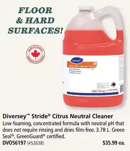 Covey Basics Diversey Stride Citrus Neutral Cleaner offer