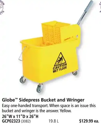 Globe Sidepress Bucket and Wringer