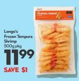 Longo's Longo's frozen tempura shrimp offer