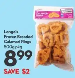Longo's Longo's frozen breaded calamari rings offer
