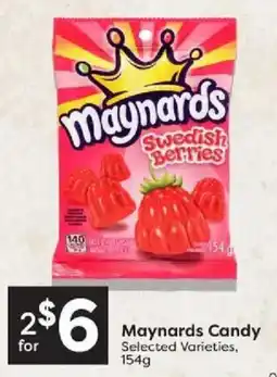 Quality Foods Maynards Candy Selected Varieties offer