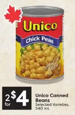 Quality Foods Unico canned beans offer