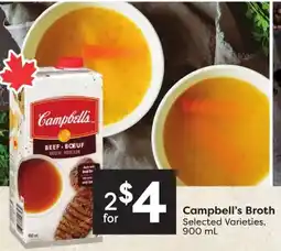 Quality Foods Campbell's Broth offer