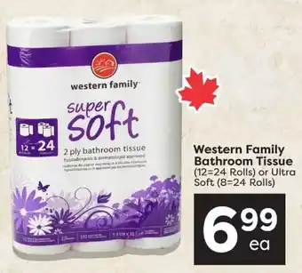 Quality Foods Western Family Bathroom Tissue offer