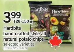 Fortinos Hardbite hand crafted style all natural potato chips offer