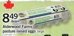 Fortinos Alderwood Farms pasture raised eggs large offer