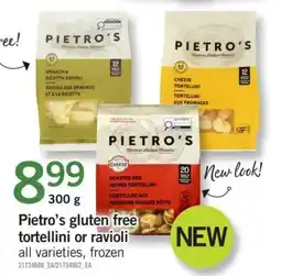 Fortinos Pietro's gluten free tortellini or ravioli offer