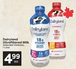 Quality Foods Dairyland ultrafiltered milk offer