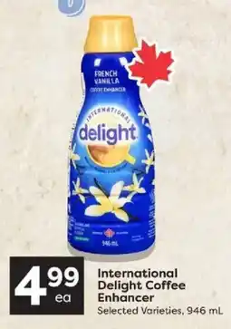 Quality Foods International Delight Coffee Enhancer offer