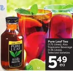 Quality Foods Pure Leaf Tea offer
