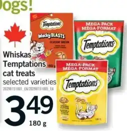 Fortinos Whiskas Temptations cat treats offer