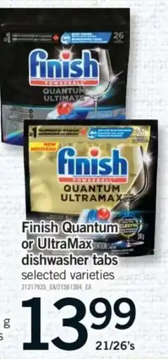 Fortinos Finish Quantum or UltraMax dishwasher tabs offer