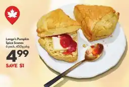 Longo's Longo's pumpkin spice scones offer