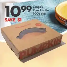 Longo's Longo's pumpkin pie offer