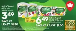 Longo's Activia Yogourt offer