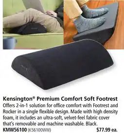 Covey Basics Kensington premium comfort soft footrest offer