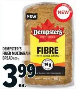 Metro Dempster's fibre multigrain bread offer
