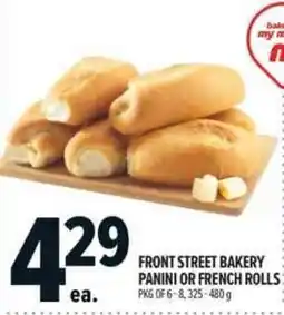 Metro Front Street Bakery Panini Or French Rolls offer