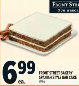 Metro Front Street Bakery Spanish Style Bar Cake offer