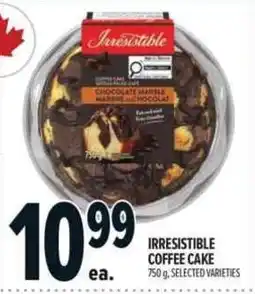 Metro Irresistible coffee cake offer
