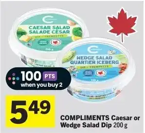 Compliments Caesar or Wedge Salad Dip